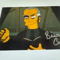 Simpsons photo signed by Brian Cox