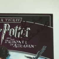 Harry Potter and The Prisoner of Azkaban. Signed by Julie Walters, Jeff Rawle and Alfred Enoch