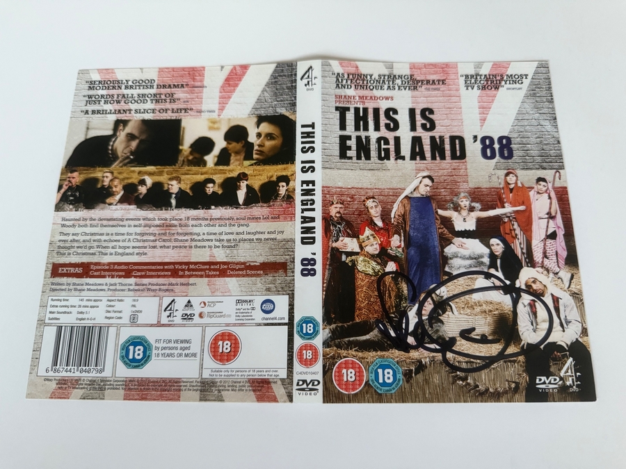 This Is England 88 DVD cover signed by Stephen Graham. Cover only