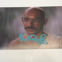 Ghandi photo signed by Ben Kingsley.