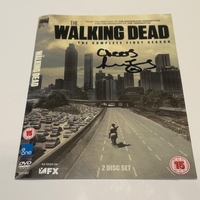 The Walking Dead - The Complete First Series DVD cover signed by Lennie James. Sleeve only
