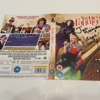 Absolutely Fabulous- The Movie. DVD cover signed by Jane Horrocks and Joanna Lumley. DVD sleeve only
