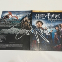 Harry Potter and the Goblet of Fire DVD cover. Signed by Zoe Wanamaker. DVD sleeve only