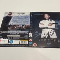 Spectre DVD sleeve signed by Christoph Waltz. DVD sleeve only
