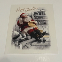 Christmas Card signed by Wayne Gretzky.