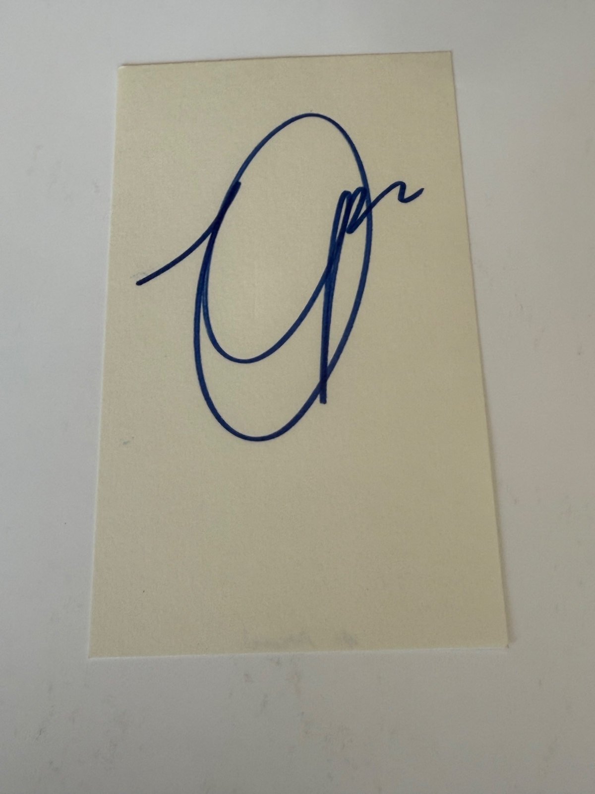 Al Pacino signed card