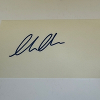 Chevy Chase signed card