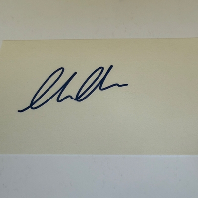 Chevy Chase signed card