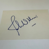 John Williams signed card