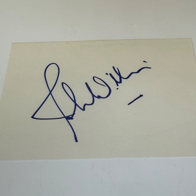 John Williams signed card