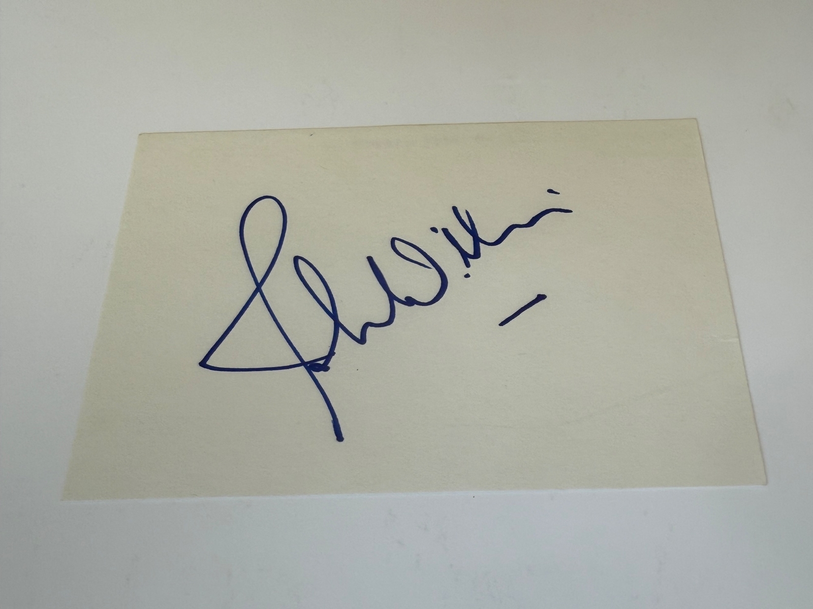 John Williams signed card
