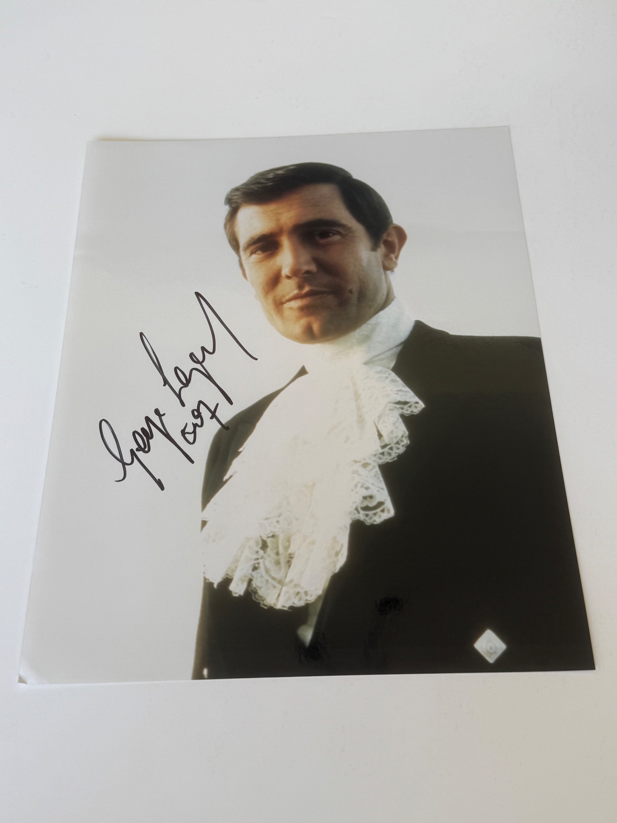 George Lazenby signed photograph