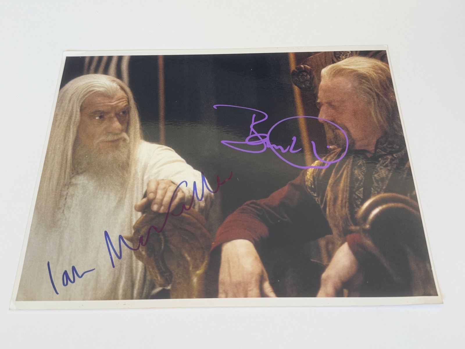 Sir Ian McKellen signed photograph