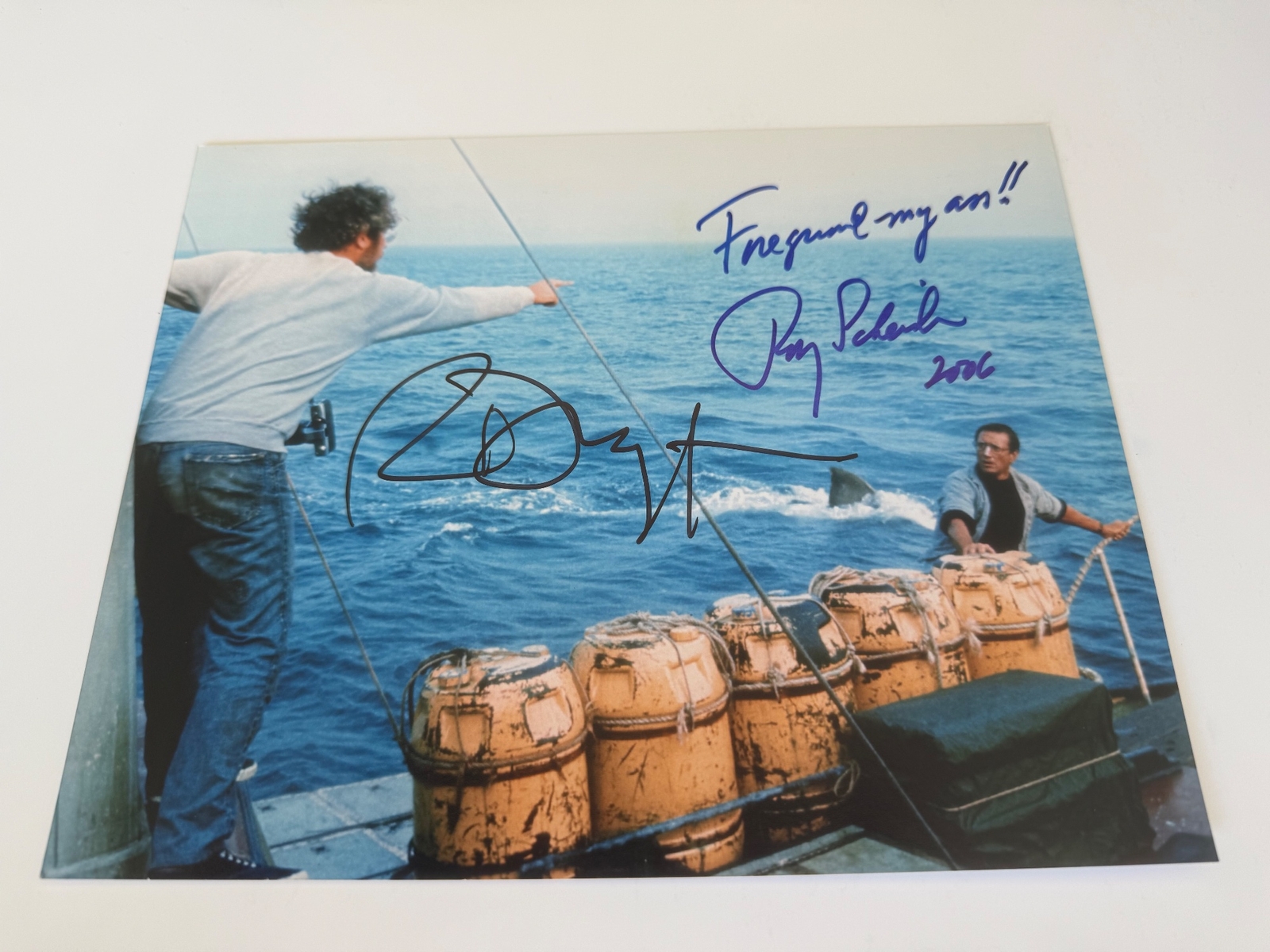 Roy Scheider & Richard Dreyfuss signed item