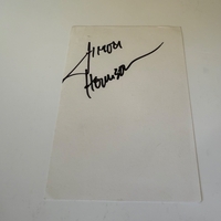 Djimon Hounsou signed card
