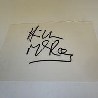 Hilton McRae signed card