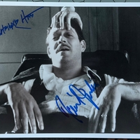 Christopher Hart & Raul Julia signed item