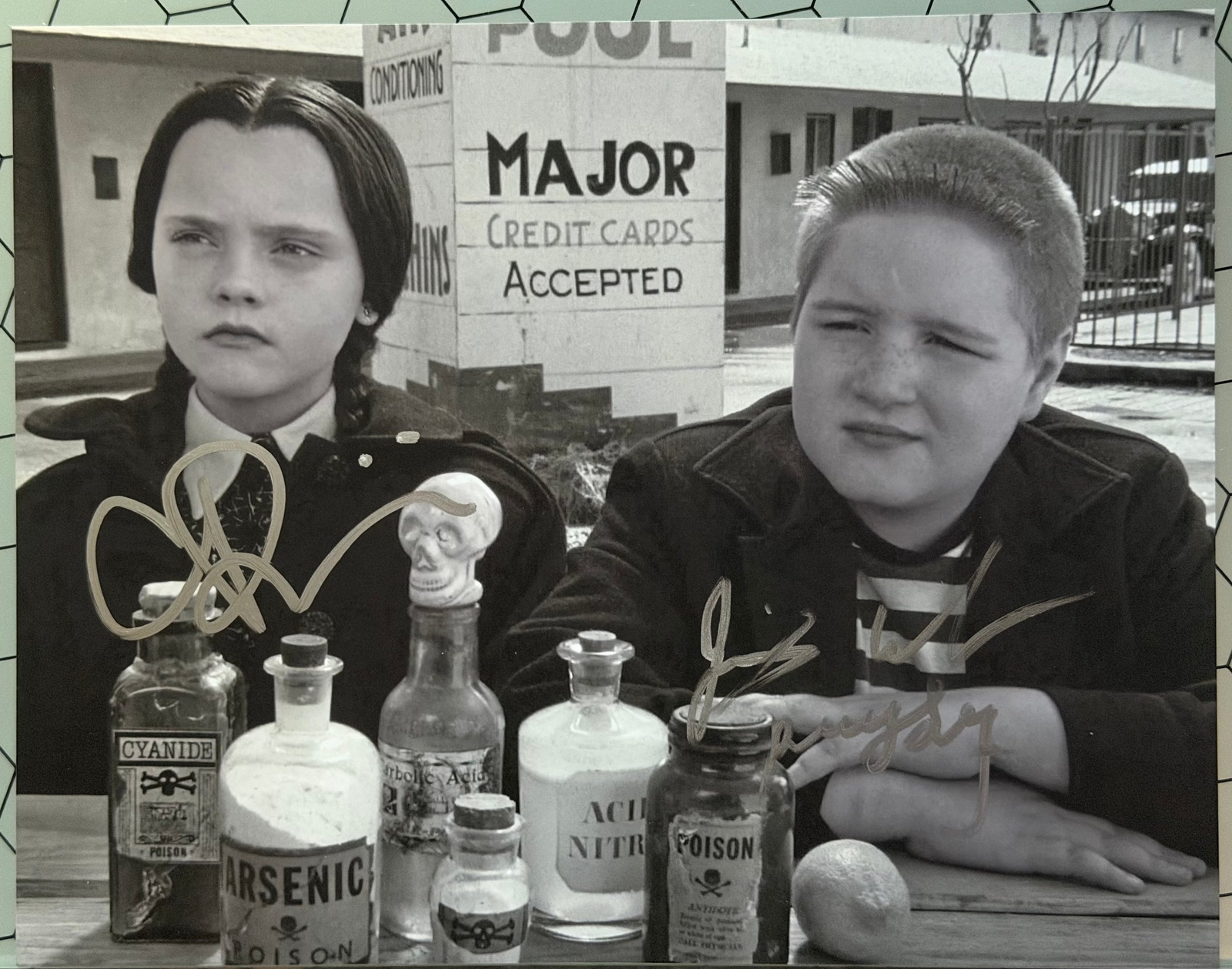 Christina Ricci & Jimmy Workman signed item