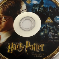 Harry Potter and the Philosopher’s Stone disc - signed by David Bradley. Disc only