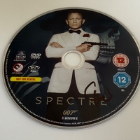 Spectre DVD signed by Christoph Waltz. Disc only