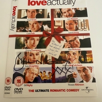 Love Actually DVD sleeve - signed by Bill Nighy. DVD cover only
