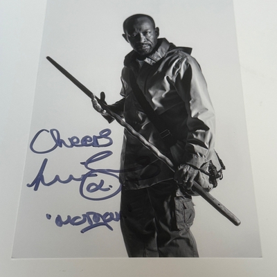 Walking Dead photo signed by Lennie James