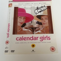 Calendar Girls DVD cover signed by Julie Walters. DVD cover only