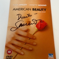 American Beauty DVD cover signed by Director Sam Mendes. DVD sleeve only