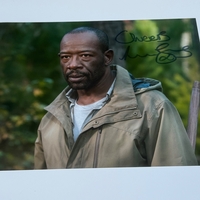 Lennie James signed Walking Dead photo