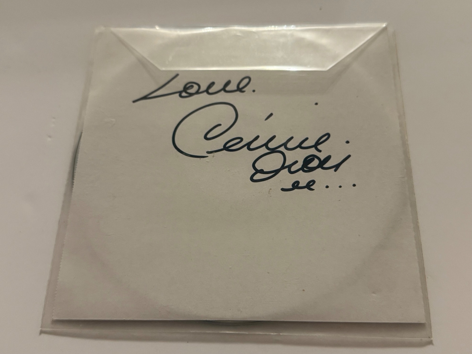 Celine Dion - The Collector Series CD. Signed by Celine Dion