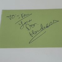 Don Henderson signed card