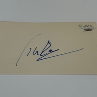 David Adkins signed card