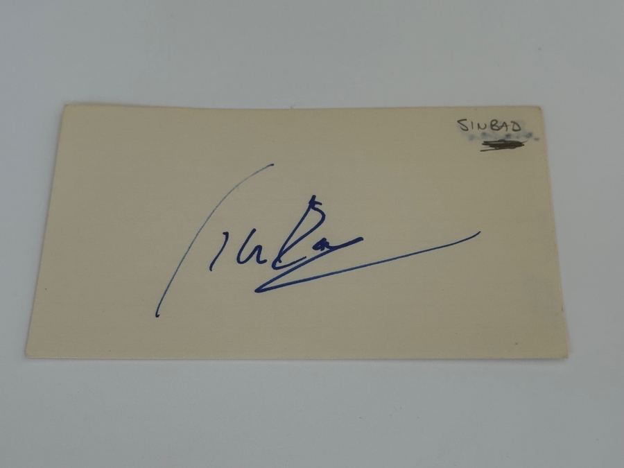 David Adkins signed card
