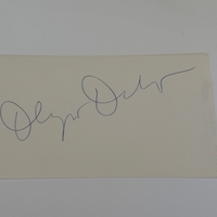 Olympia Dukakis signed card