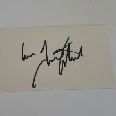 Tina Yothers signed card