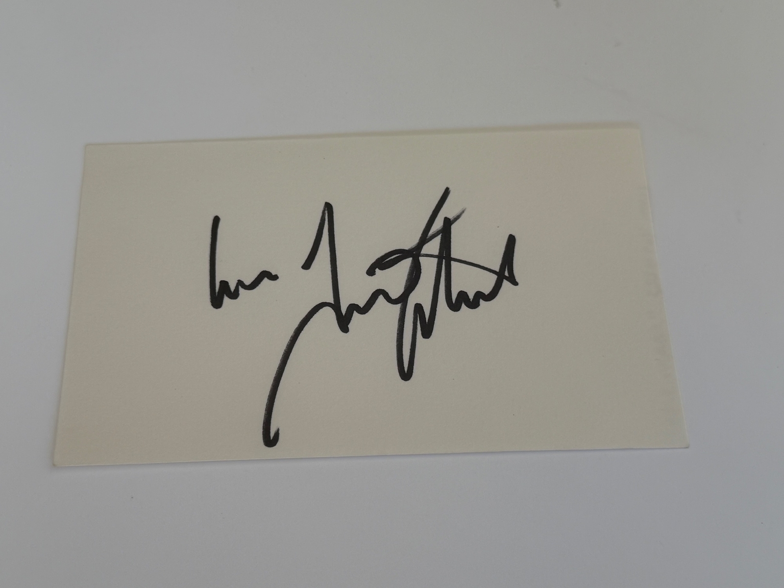 Tina Yothers signed card