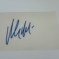 Matt Damon signed card