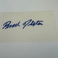 Brad Dexter signed card