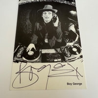 Boy George signed 6x4 photo