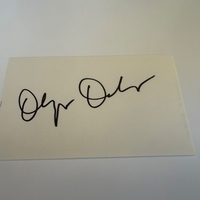 Olympia Dukakis signed card