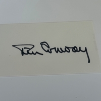 Tim Conway signed card
