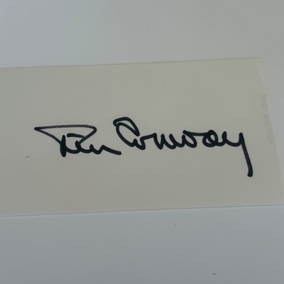 Tim Conway signed card
