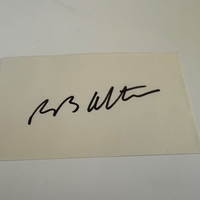 Eddie Bracken signed card