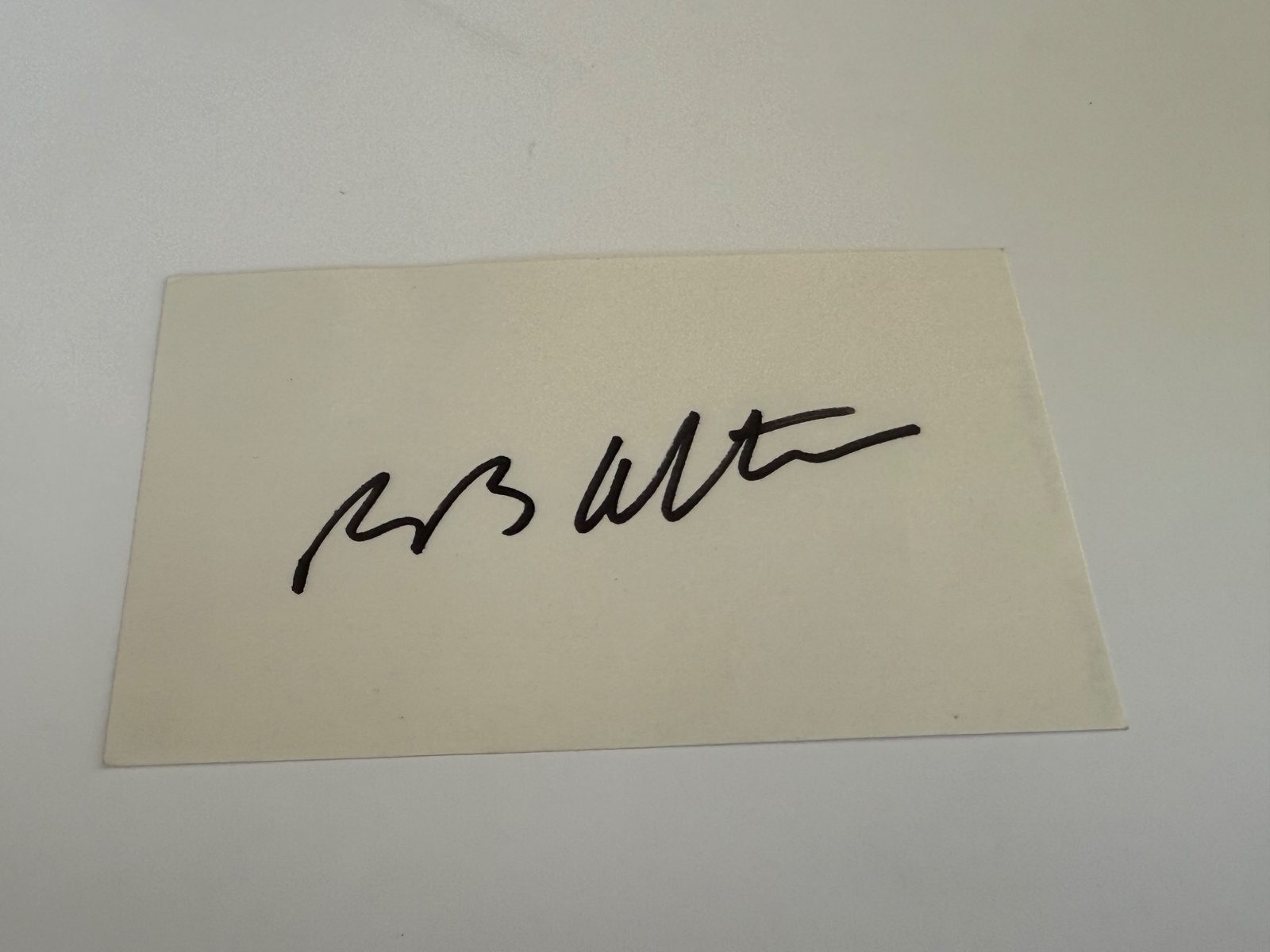 Eddie Bracken signed card