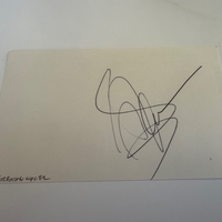 Gretchen Wyler signed card