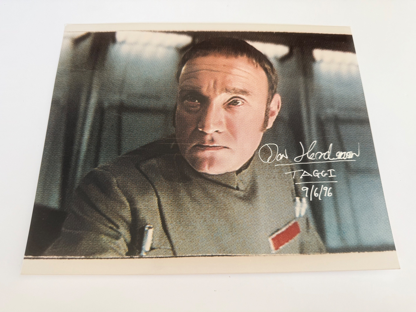 Don Henderson signed photograph