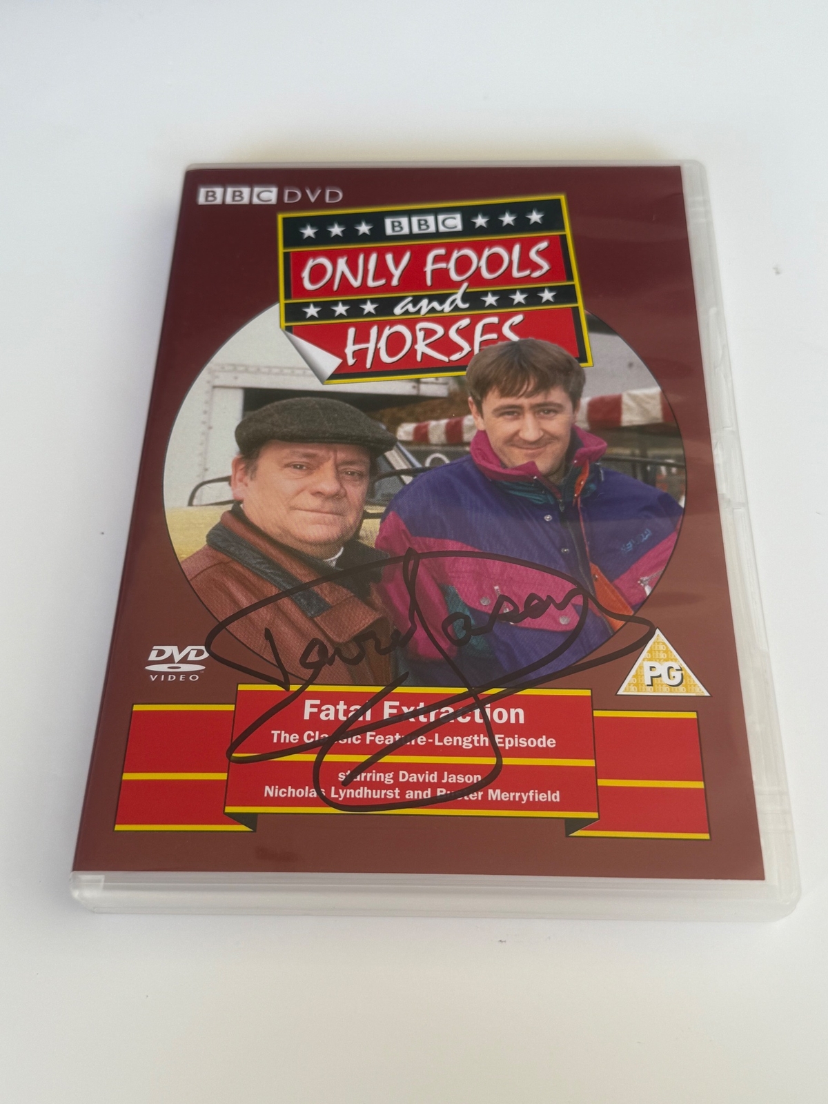 Only Fools and Horses - Fatal Extraction DVD signed by David Jason