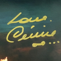 Celine Dion - Courage signed photo