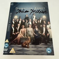 Downtown Abbey The Movie DVD Cover signed by Julian Fellowes. DVD sleeve only