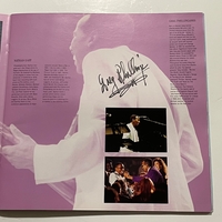 Eric Clapton programme. Signed by Eric Clapton, Greg Phillinganes, Buddy Guy, Robert Cray, Jimmy Vaughan, Albert Collins and Jerry Portnoy